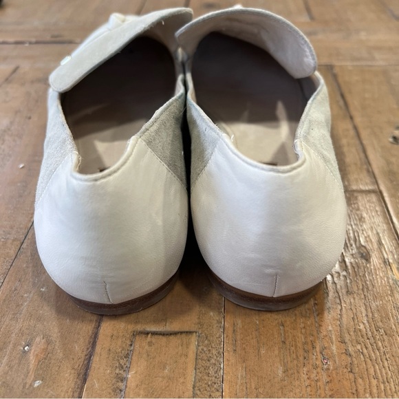 Louise Et Cie Tan Suede Leather Tie Almond Toe Loafer Flats 8 Old Money Preppy - Picture 5 of 13